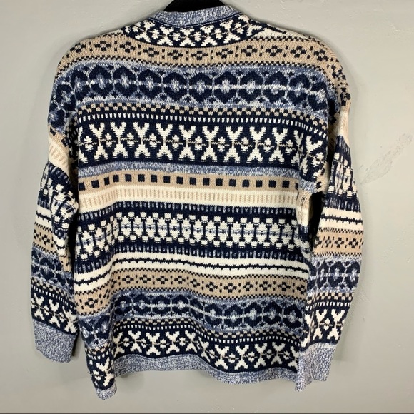 Madewell Forrest Fair Isle V-Neck Sweater - Picture 4 of 7